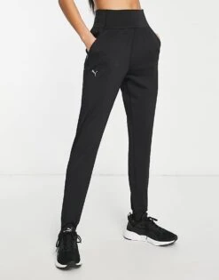 Puma Training Modest Activewear Joggers In Black For Women