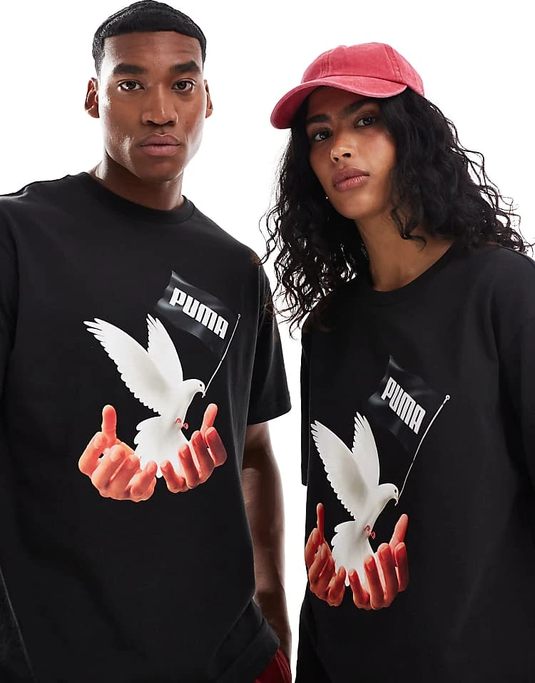 Puma MAS TIEMPO T-shirt In Black For Unisex - Image 5