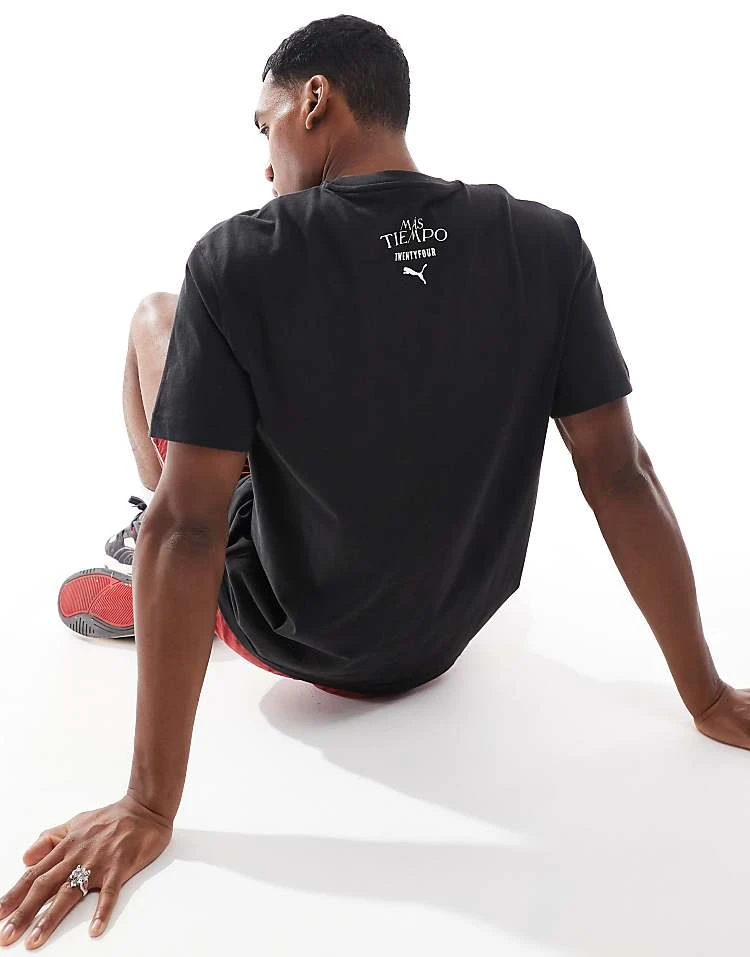 Puma MAS TIEMPO T-shirt In Black For Unisex - Image 2