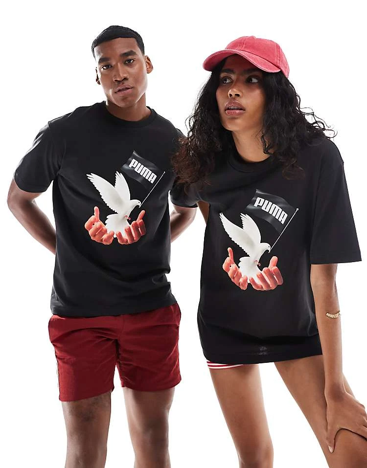 Puma MAS TIEMPO T-shirt In Black For Unisex - Image 3