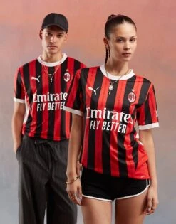 Puma AC Milan Home Football Jersey For Unisex Red