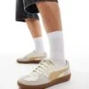 Puma Palermo Leather Trainers In Neutral For Unisex Beige