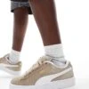 Puma Suede XL Trainers In Oak And White For Unisex