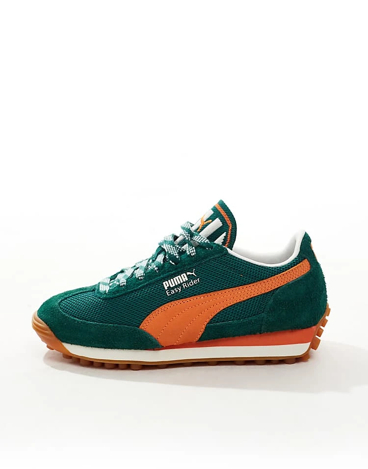 Puma Easy Rider Supertifo Trainers In Green And Orange For Unisex Mid Green - Image 5