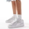 Puma Suede XL Trainers In Silver And White For Unisex