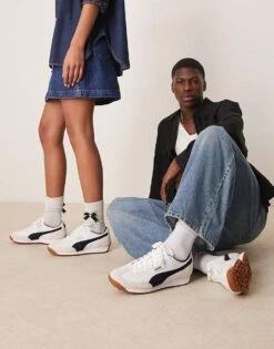 Puma Easy Rider Mix Trainers In White For Unisex