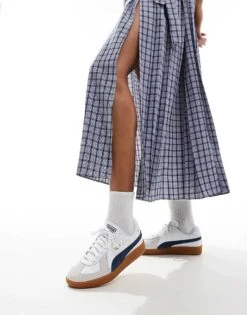 Puma Army Trainers In White And Navy For Unisex