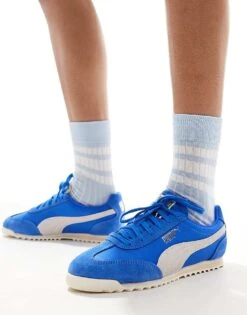 Puma Arizona Nylon Trainers In Blue For Unisex Mid Blue