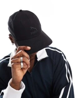 Puma Classics Cap In Black For Unisex