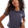 Puma Classics Baby T-shirt In Grey For Women