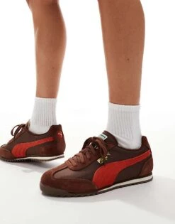 Puma Arizona Nylon In Brown And Red For Unisex