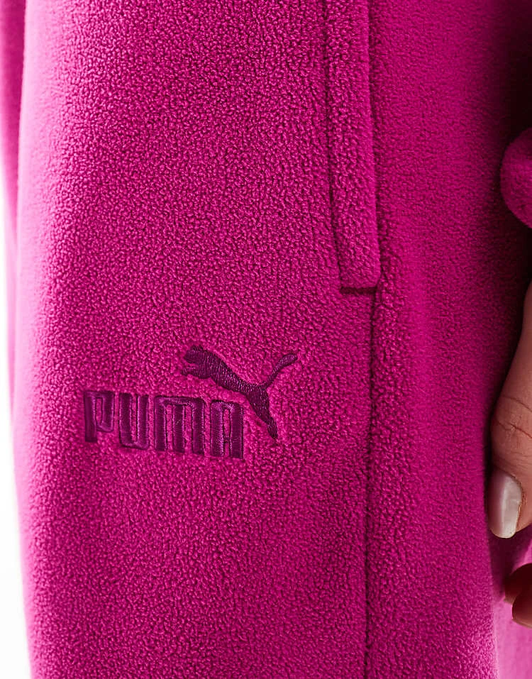 Puma Ess Elevated Pants In Magenta Gleam For Women - Image 2