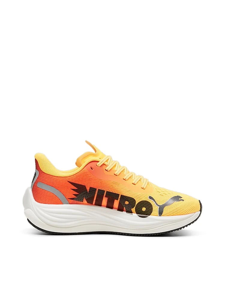 Puma Velocity Nitro™ 3 Running Shoes In Sun Stream-sunset Glow-puma Wh For Women - Image 2