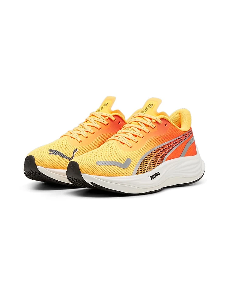 Puma Velocity Nitro™ 3 Running Shoes In Sun Stream-sunset Glow-puma Wh For Women - Image 3