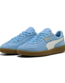 Puma Palermo Trainers In Baby Blue For Women Light Blue
