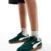 Puma Palermo Trainers In Forest Green For Women Dark Green