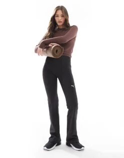 Puma Essential Flare Leggings In Black For Women