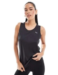 Puma Run Velocity Tank Top In Black For Women