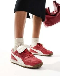 Puma Avanti VL Fenty Trainers In Red For Women