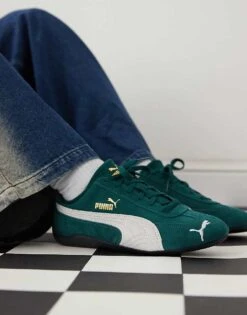 Puma Speedcat OG Trainers In Dark Green For Unisex