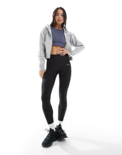 Puma Velocity Running Tights In Puma Black For Women