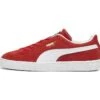 Puma Suede Classic Sneakers In For All Time Red-puma White For Unisex