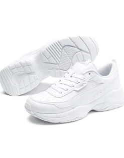 Puma Cilia Mode Trainers In Puma White-puma Silver For Women