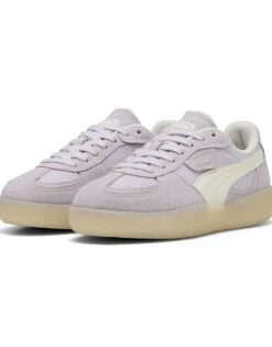 Puma Palermo Moda Vintage Sneakers In Lilac Frost-warm White For Women