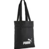Puma Phase Packable Tote Bag In Puma Black For Unisex