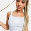 Puma Queen Structured Bralette In Pastel Blue For Women Skyway